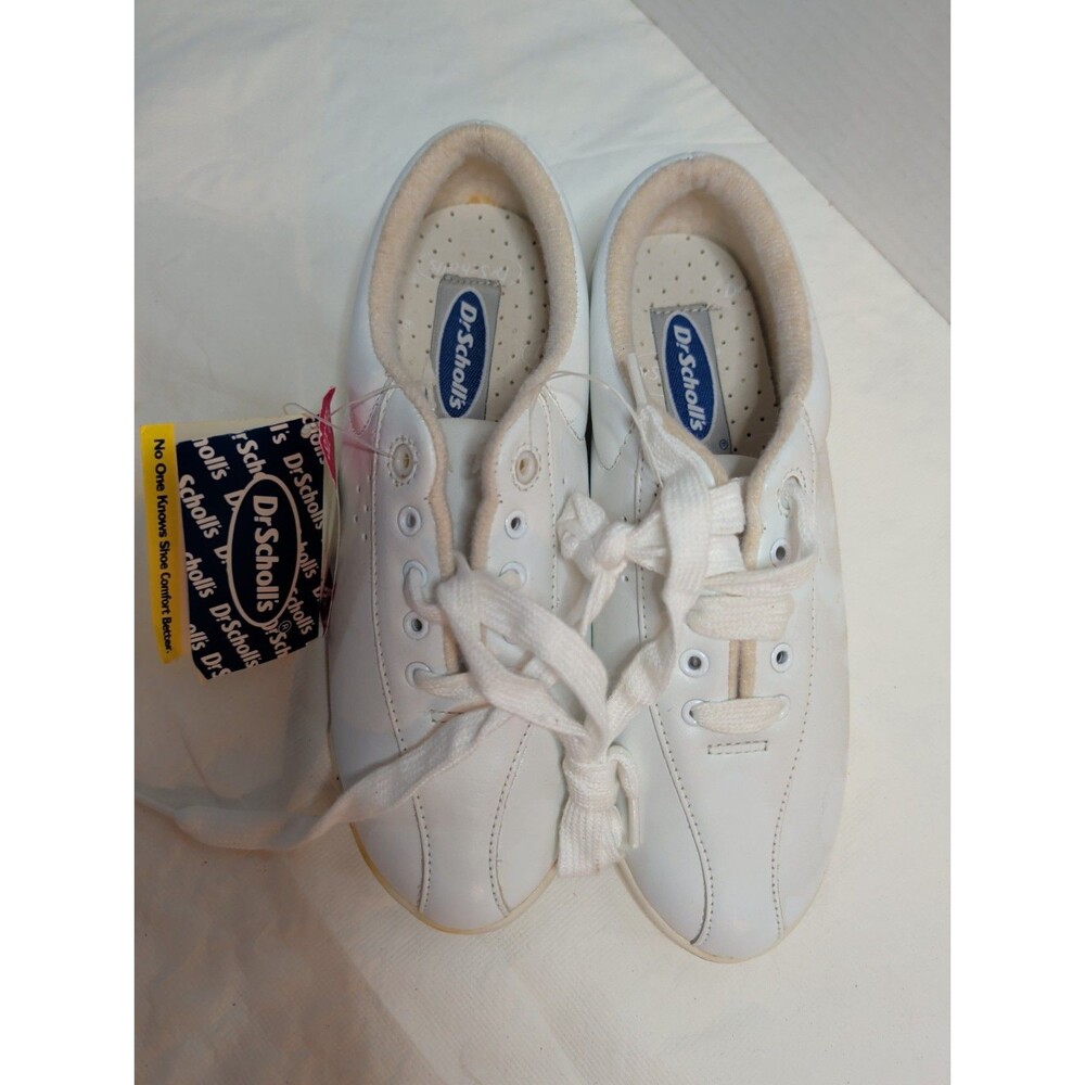 Vintage Dr Scholls Women's White Nursing Shoes 6 1/2 Comfort 1994
